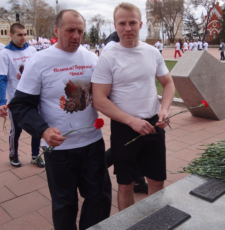 марафон-эстафета посвящённая 70-ти летию Победы в ВОВ